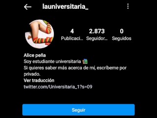 Soy una estudiante universitaria colombiana y me toco para ti instagram: La_universitaria_1