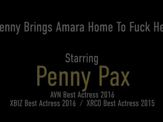 Lesbians Penny Pax And Amara Romani Finger And Tongue Fuck!