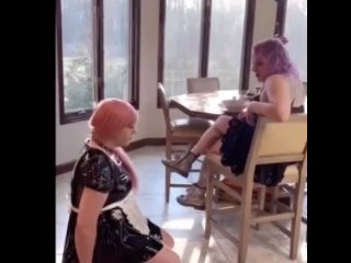 Sissy maid Nikki Graziano gets humiliated in the vice chastity  by Delilah teaser