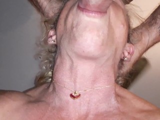 Milfs throat used as cum bucket