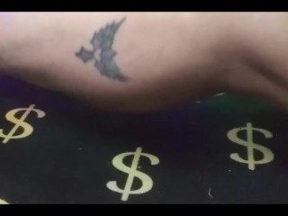 bb oiled calf muscles