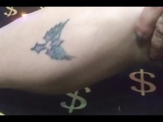 bb oiled calf muscles