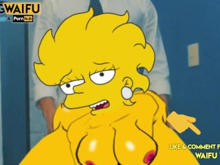 ADULT LISA SIMPSON PRESIDENT - 2D Cartoon Real hentai #2 DOGGYSTYLE Big ANIMATION Ass Booty Cosplay