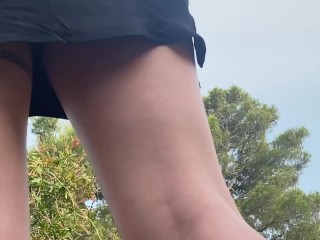 I Spied On My Teenage Gardener and Fucked Her Doggy. Risky Public Fuck! - CUMSHOT POV