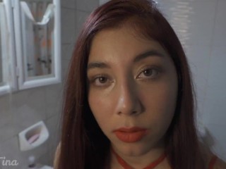 My dirty stepsister offers me BJ and anal sex in exchange for silence