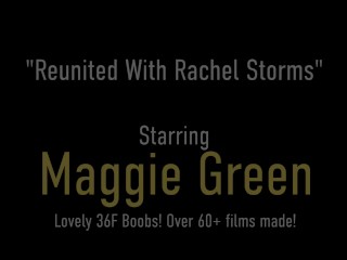 Big Titty Cougar Maggie Green Tongue Fucks Rachel Storms!