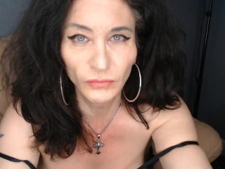 shemale spunker up close