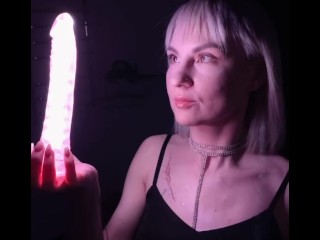 LED DILDO DEEPTHROAT (if you want to see more, follow my social media !!!)