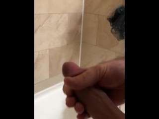 Just playing with my dick!