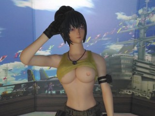 My lovely sexdoll Leona Heidern - Special training double cumshots - King Of Fighters