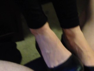 Ballet Flats Shoejob POV | High Arches | Toe Cleavage | Well Worn Dirty Flat Shoes