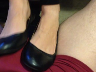 Ballet Flats Shoejob POV | High Arches | Toe Cleavage | Well Worn Dirty Flat Shoes