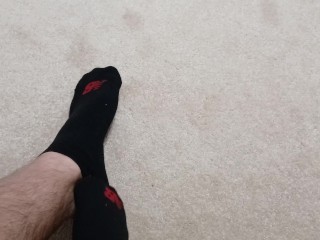 Male Feet Taking Off Socks - Testing System (More to Come Soon)