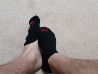 Male Feet Taking Off Socks - Testing System (More to Come Soon)