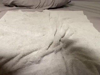 Fun with giant dildo