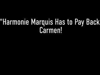 Sexfight! Carmen Valentina Dominates Hot Harmonie Marquis!