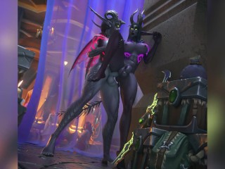 Warcraft elf Futanari Compilation #2