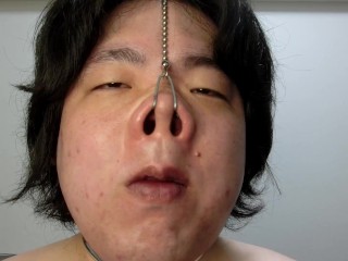 豚のオナニー10-3　ブタ鼻の触り心地　Pig Masturbation 10-3 Touch The Pig Nose