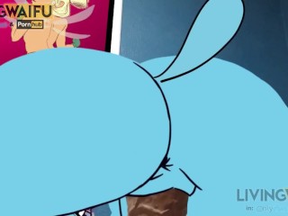 WORLD OF GUMBALL Nicole Watterson MILF 2D Real Cartoon 6 Big Ass ANIMATION Booty Riding Cosplay porn