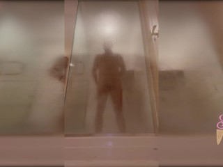 Wet N Wild Casino Bathtub Shower and Window Sex with Cum on Tits