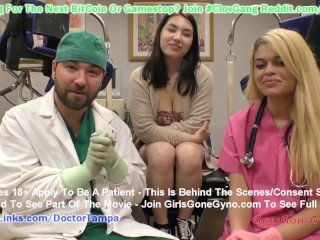 $CLOV Mina Moons Gyn Exam By Doctor Tampa & Nurse Destiny Cruz @GirlsGoneGynoCom