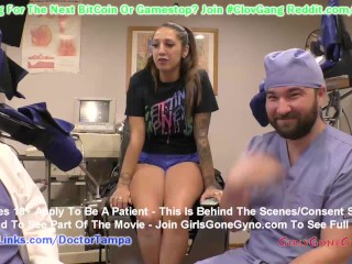 $CLOV - Nurse Lenna Lux Examines Standardize Patient Stefania Mafra While Doctor Tampa Observes Her