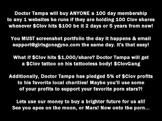 $CLOV Tina Lee Comet's Yearly Physical Gyno Exam Performed By Doctor Tampa @ GirlsGoneGynoCom