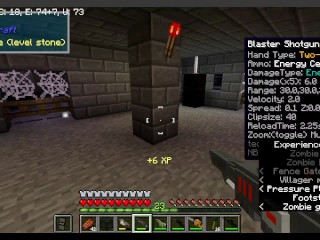 Minecraft - Nacht der Untoten Remastered by DownWindWings (testing guns and spawning)