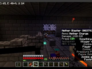 Minecraft - Nacht der Untoten Remastered by DownWindWings (testing guns and spawning)