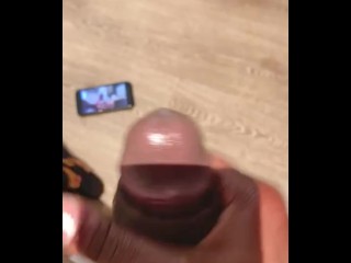 Talking while busting a huge nut after the gym (volume up) 