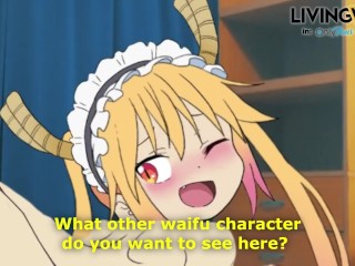 TOHRU - Kobayashi-san Chi no Maid Dragon Real ANIME Big Japanese Ass Booty HENTAI Cosplay Hentai Sex