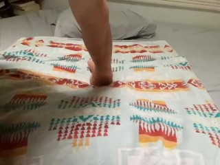 Fucking myself with a Tantus Adam dildo