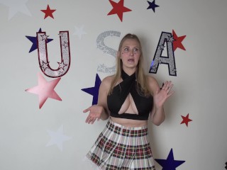 4th Of July Micro Bikini Try On YouTube Edition