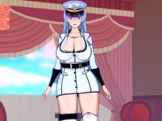 Esdeath at sexy stage  (3D Ecchi) (Akame ga Kiru)