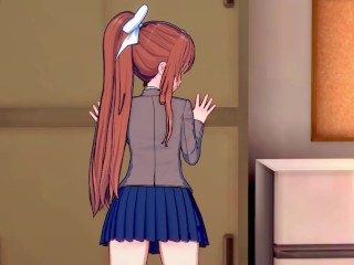 Monika is in SERIUS love with you (3D Ecchi) (Doki Doki Literature Club!)