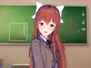 Monika is in SERIUS love with you (3D Ecchi) (Doki Doki Literature Club!)