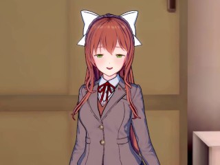 Monika is in SERIUS love with you (3D Ecchi) (Doki Doki Literature Club!)