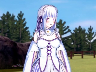 Indeed, I love Emilia! (3D Ecchi) (Re:Zero)