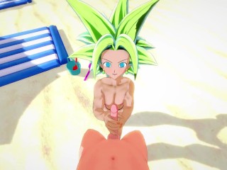 [POV] SEX ON THE BEACH WITH KELFA - DRAGON BALL SUPER POV PORN