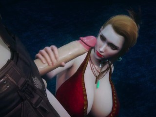 Final Fantasy 7 Futa - Scarlet and Tifa passionate sex