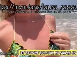 Laure Raccuzo - Je branle un mec et lui vide les couilles sur une plage publique !