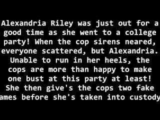 $CLOV Alexandria Riley Gets In Trouble For Partying & Goes To College Campus Cops Sub Station