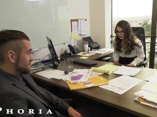 BiPhoria - Office Meeting Turns To Bisexual Threesome