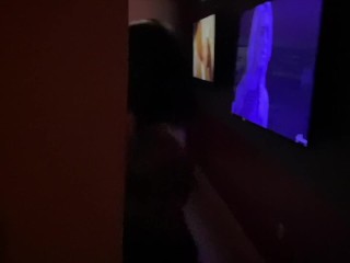 Lexi Mae Takes Stranger Cock At Adult Theater here in Las Vegas!