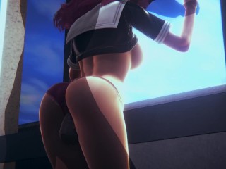 [KAGUYA] Chika Fujiwara wants to have sex after class (3D PORN 60 FPS)