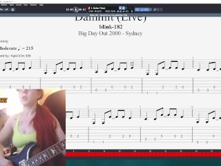 Guitar Practice Session 8 - Damnit (Blink 182) (Electric)