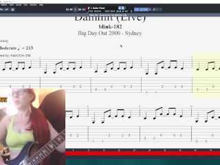 Guitar Practice Session 8 - Damnit (Blink 182) (Electric)