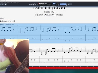 Guitar Practice Session 8 - Damnit (Blink 182) (Electric)