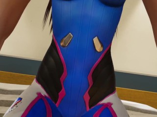 Overwatch Dva they put their dick up to the bell