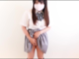 【素人オナニー】立ったままオナニーしたら、足がガクガク...。///